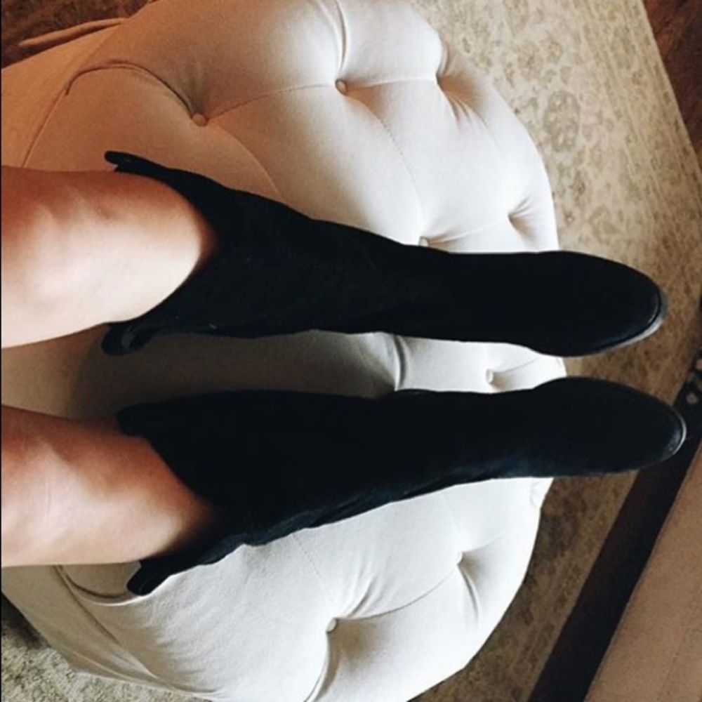Sam Edelman Black Suede Boots